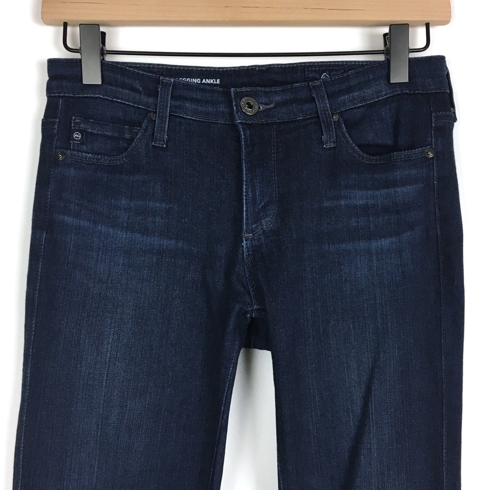 AG Adriano Goldschmied Jeans Legging Ankle Super Skinny Dark Stretch Denim 25R - Picture 2 of 11